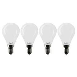 Set lampadine led goccia (4 pz - E14 - 600 lumen - 5 W - Bianco neutro) TUTTOVETROLED 58057 - immagine 1