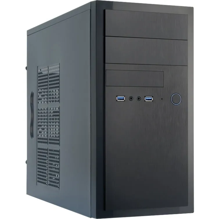 HT-01B-OP computer case Mini Tower Nero, Chassis Tower - immagine 1