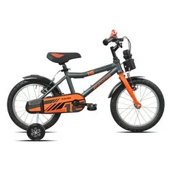 Mountain Bike acciaio ( 1 vel ) 16" con rotelle BIMBO Grigio 26L675 - immagine 1