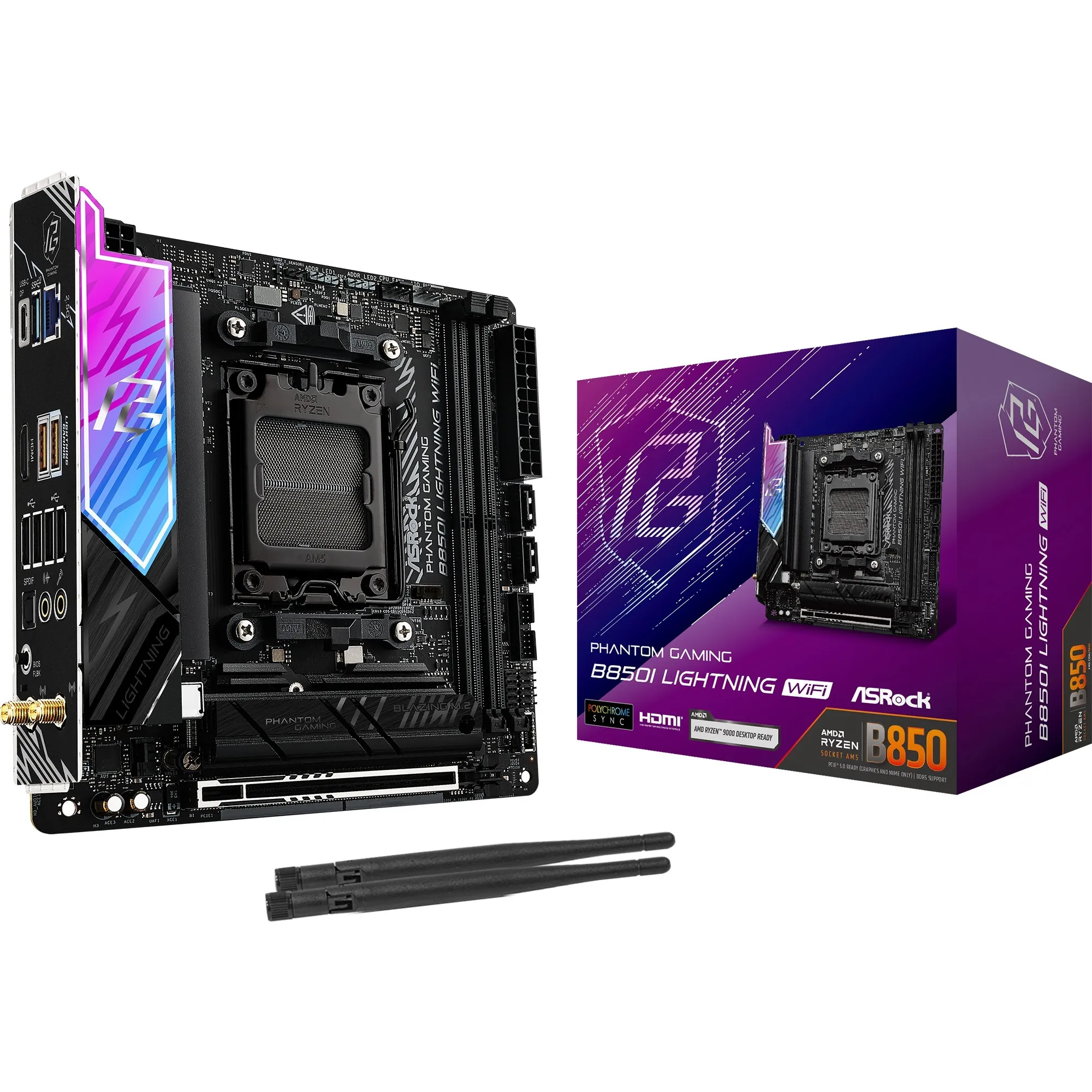 B850I Lightning WiFi, Scheda madre - immagine 1