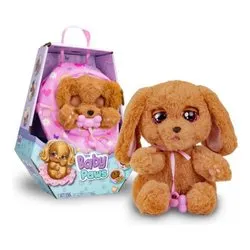 Peluche Cocker sonoro con bag (28,5cm) BABY PAWS IM917637 - immagine 1