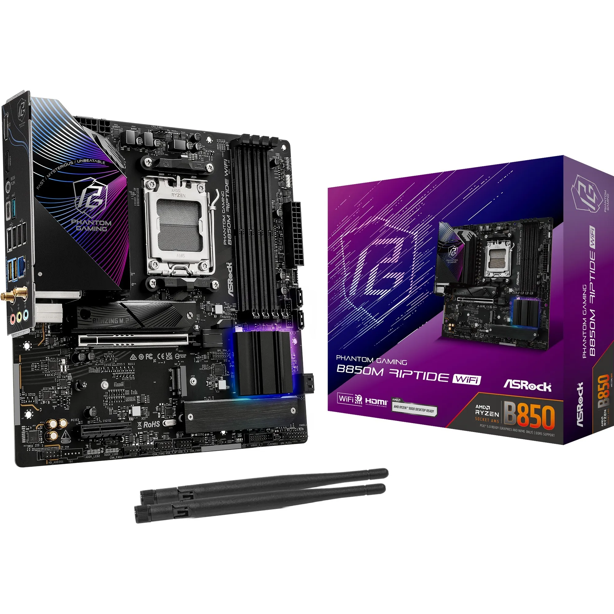 B850M Riptide WiFi, Scheda madre - immagine 1