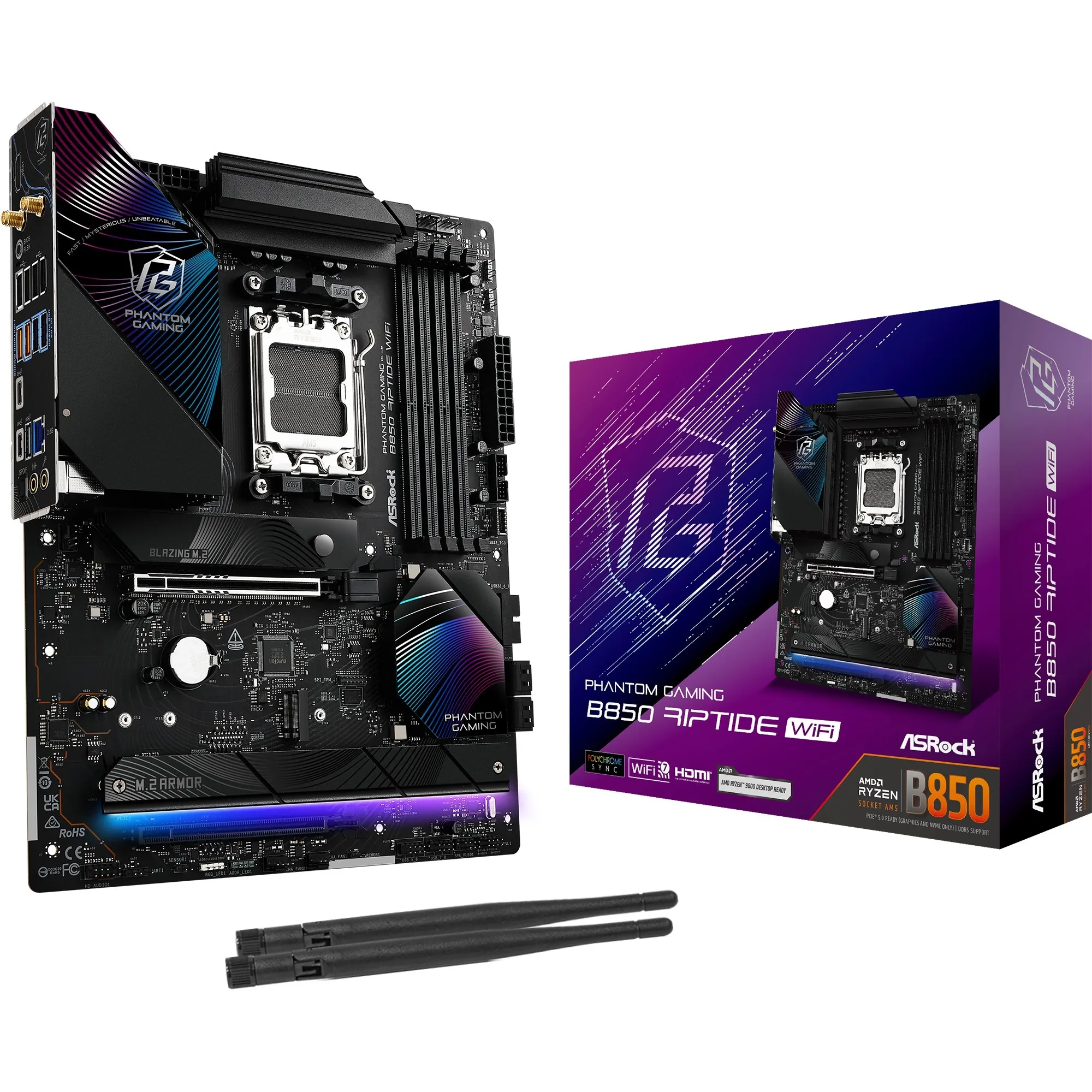 B850 Riptide WiFi, Scheda madre - immagine 1