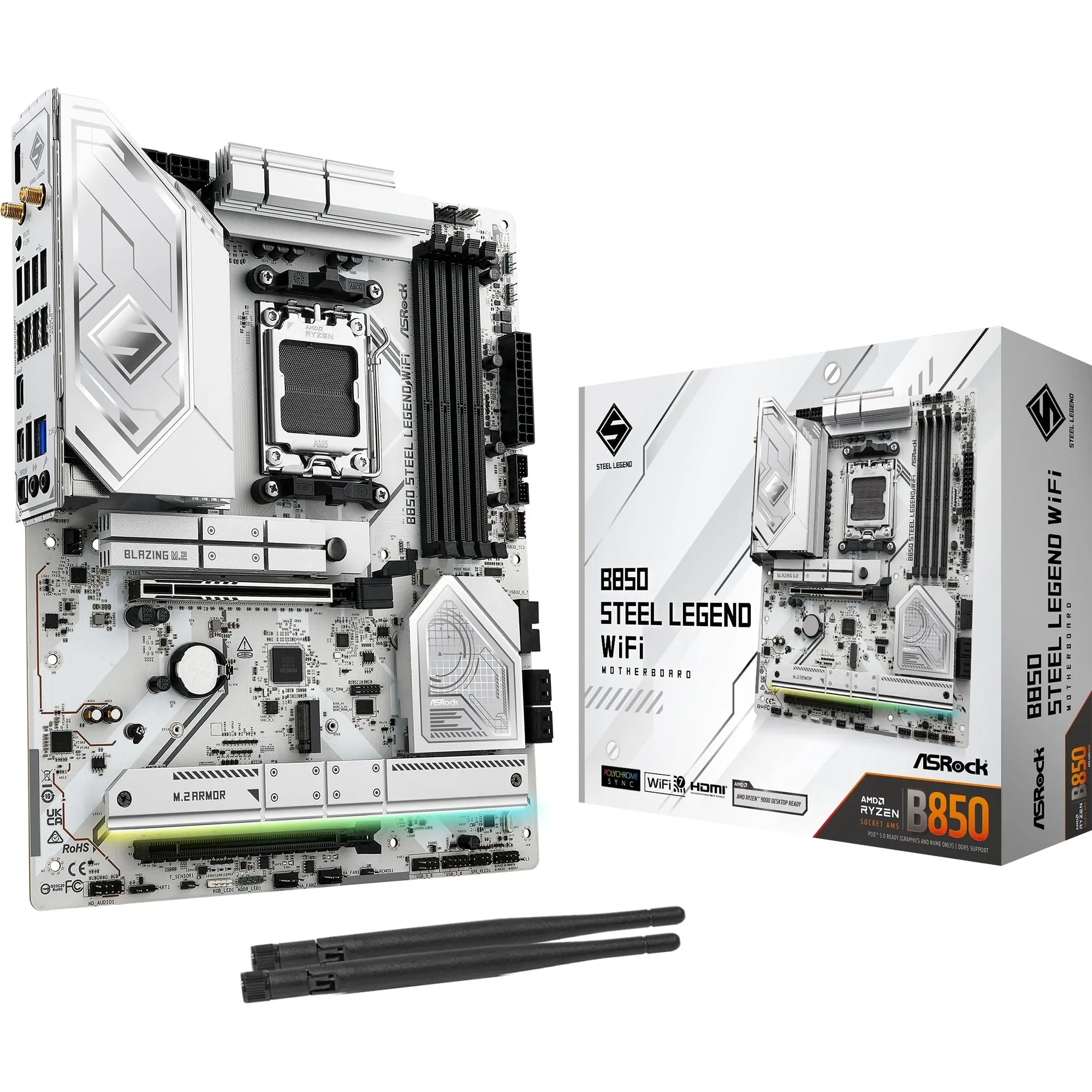 B850 Steel Legend WiFi, Scheda madre - immagine 1