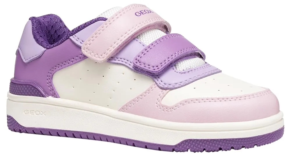 Geox Junior Girl J WASHIBA Girl B Sneakers White/Dk Lilac 33_EU - immagine 1