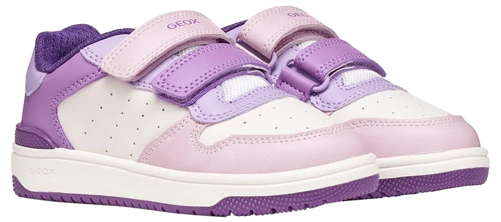 Geox Junior Girl J WASHIBA Girl B Sneakers White/Dk Lilac 33_EU - immagine 6