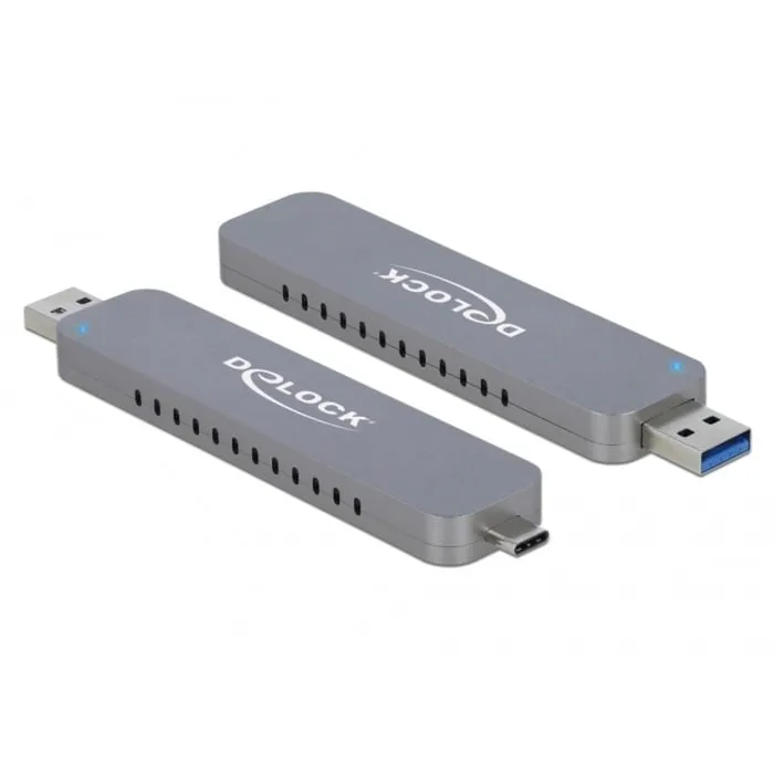 42616 contenitore di unità di archiviazione Box esterno SSD Argento M.2, Disk enclosure - immagine 1