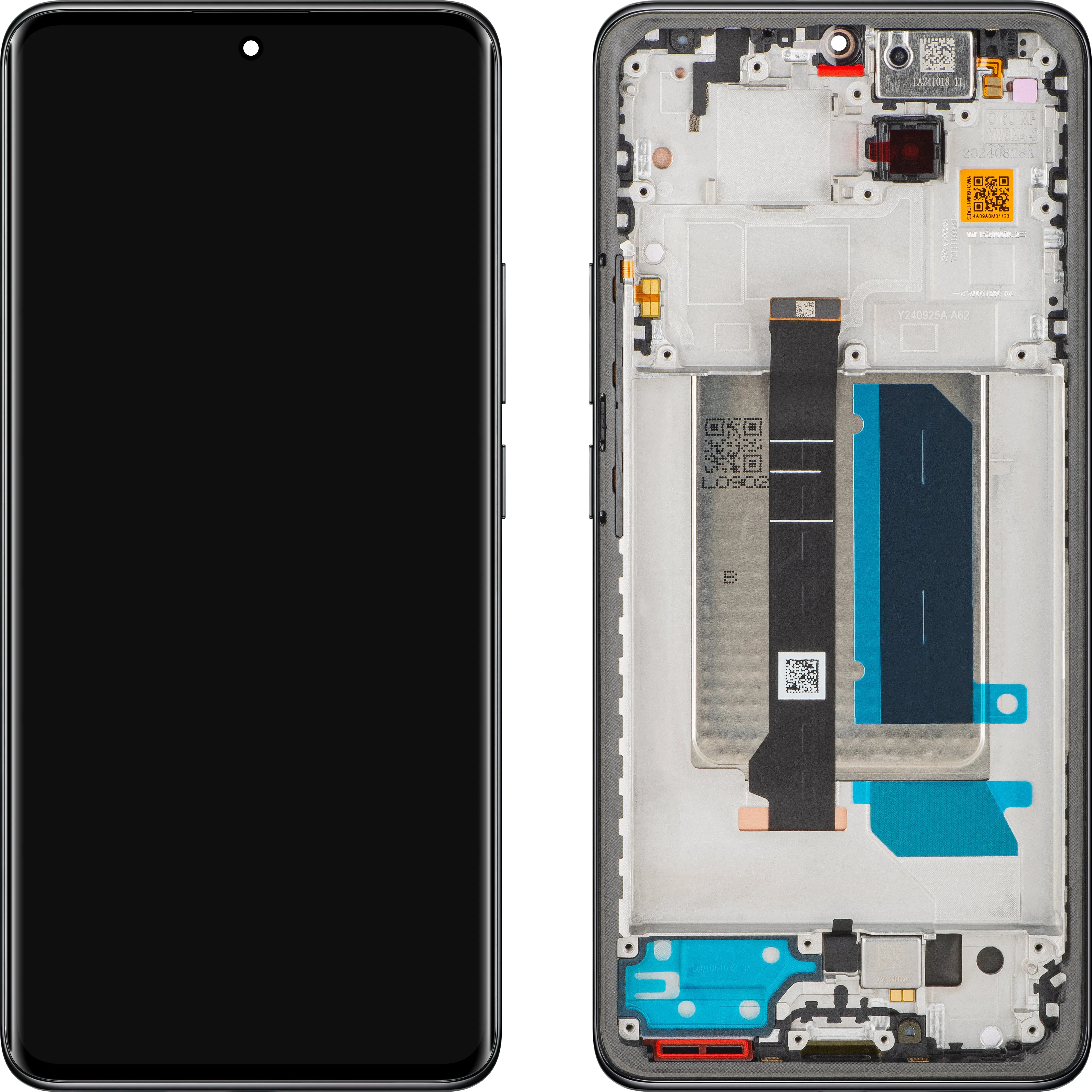 Display con Touchscreen Xiaomi Redmi Note 14 Pro+ 5G, con Cornice, Nero (Midnight Black), Service Pack 5600190O16U00 - immagine 1