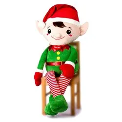 Peluche Elfo seduto con gambe lunghe snodate (100cm) 26888 - immagine 1