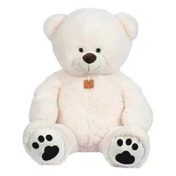 Peluche Orso gigante Bianchino (100cm) Bianco panna 29389 - immagine 1