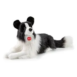 Peluche Border Collie Scott (55x22x33cm) CLASSIC Bianco e Nero 11997 - immagine 1