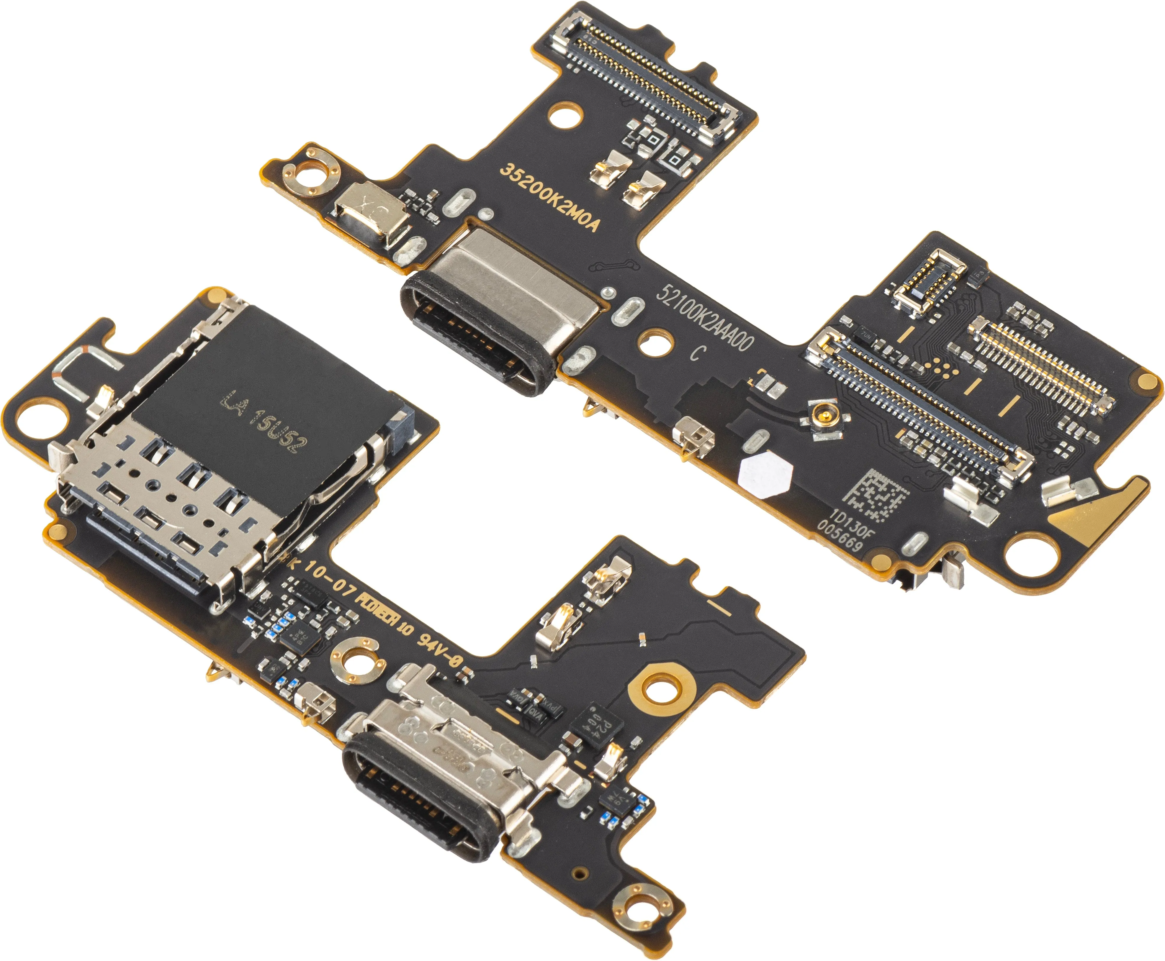 Scheda con Connettore di Ricarica - Microfono - Modulo Lettore SIM Xiaomi Mi 11 5G, Service Pack 56000F00K200 - immagine 1