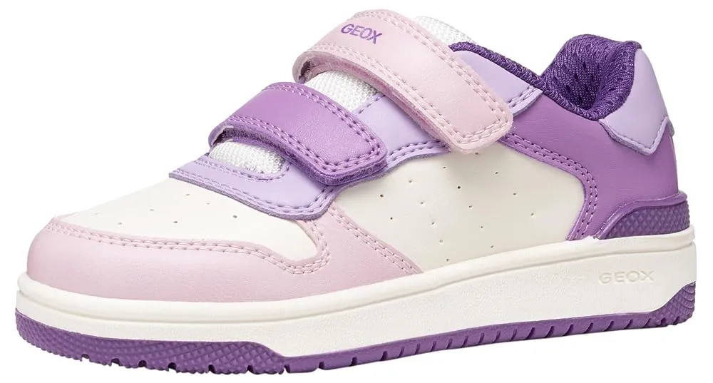 Geox Junior Girl J WASHIBA Girl B Sneakers White/Dk Lilac 26_EU - immagine 5