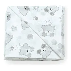 Set lenzuola lettino completo 3 pz TENEREZZE Grey 020 1000 006 - immagine 1