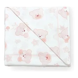 Set lenzuola lettino completo 3 pz TENEREZZE Rosa 020 1000 003 - immagine 1