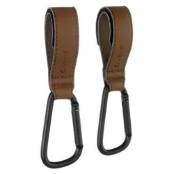 Gancio passeggino multifunzione 2 Pz Brown leather 10334 G91 - immagine 1