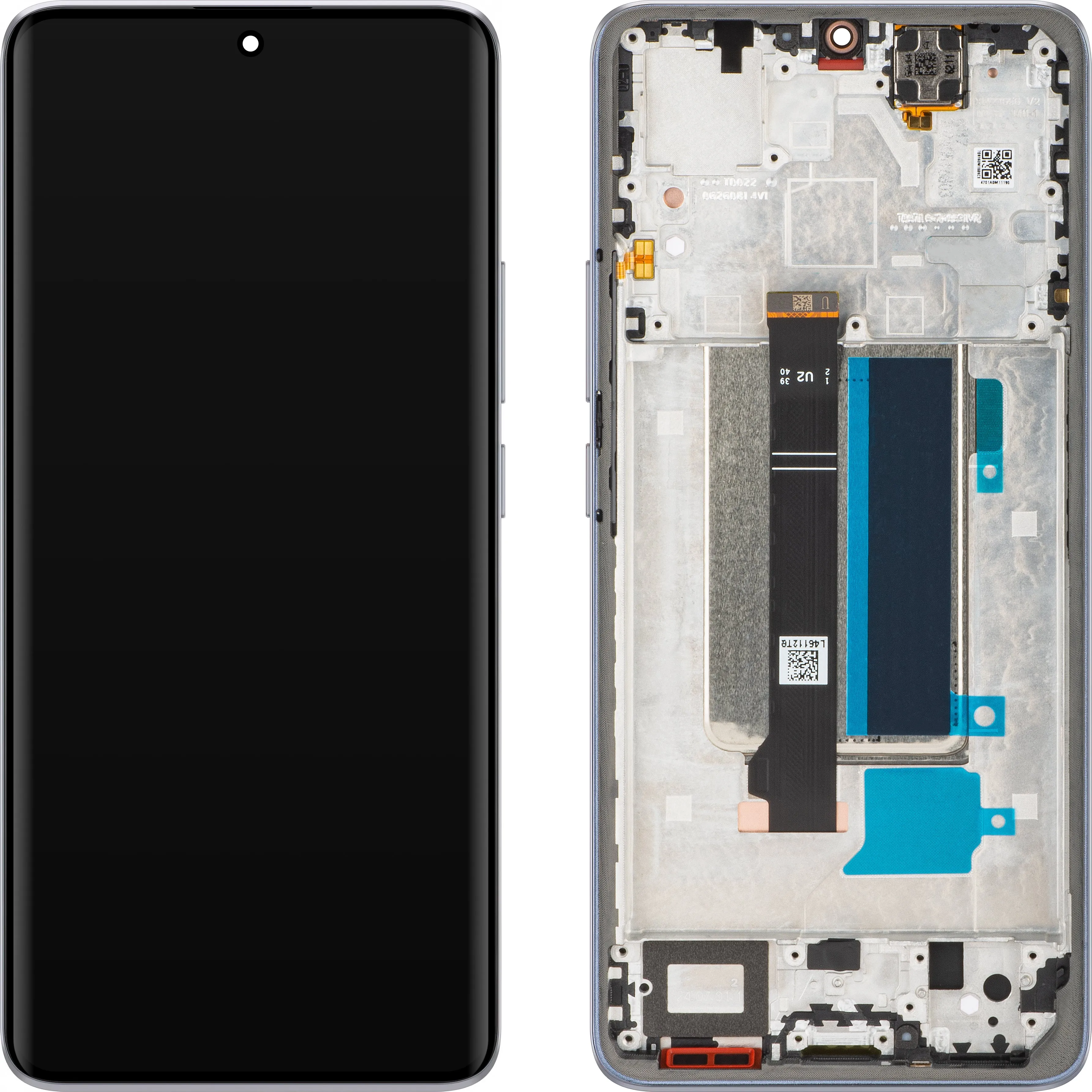Display con Touchscreen Xiaomi Redmi Note 13 Pro+, con Cornice, Viola (Aurora Purple), Service Pack 560003N16U00 - immagine 1