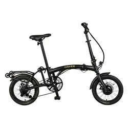 Bici pieghevole elettrica 16" ( 36V; 6,8Ah ) COMPA ULTRA 01 Nero - immagine 1