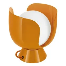 Lampada tavolo DECOR COROLLE TABLE CHALICE Orange (1 luce - 10 W - E14) (20x21cm) - immagine 1