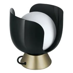 Lampada tavolo DECOR COROLLE TABLE CHALICE Black (1 luce - 10 W - E14) (20x21cm) - immagine 1
