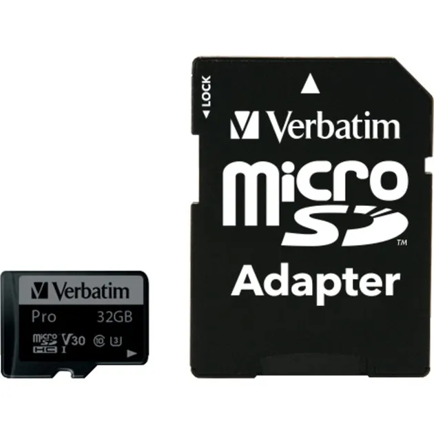 Pro 32 GB MicroSDHC UHS Classe 10, Scheda di memoria - immagine 1