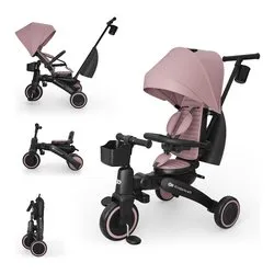 Triciclo pieghevole evolutivo 6 in 1 (105x51,5cm) JAZZ 3 Pink KRJAZZ03PNK0000 - immagine 1
