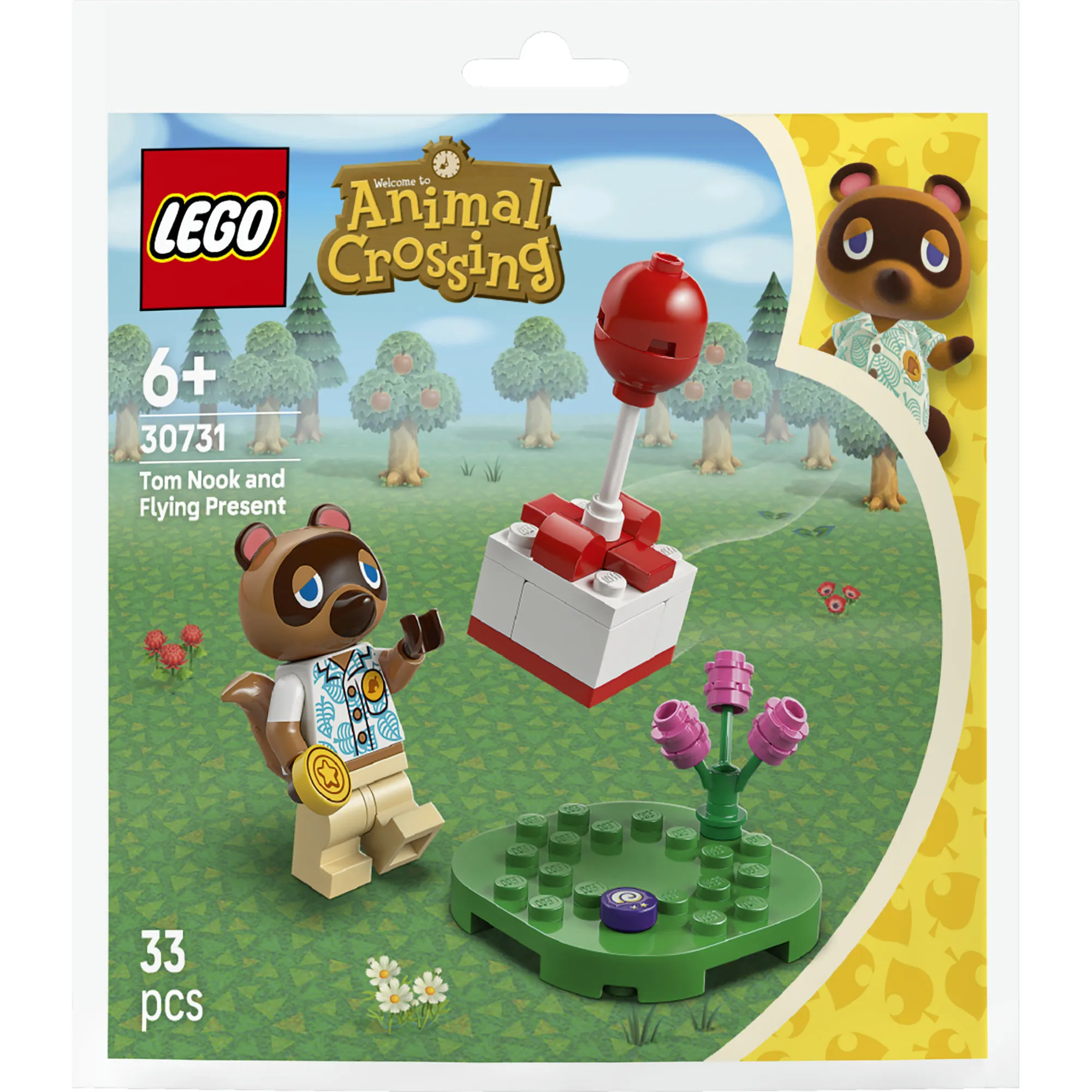 Animal Crossing Tom Nook e regalo con palloncino, Giochi di costruzione - immagine 1