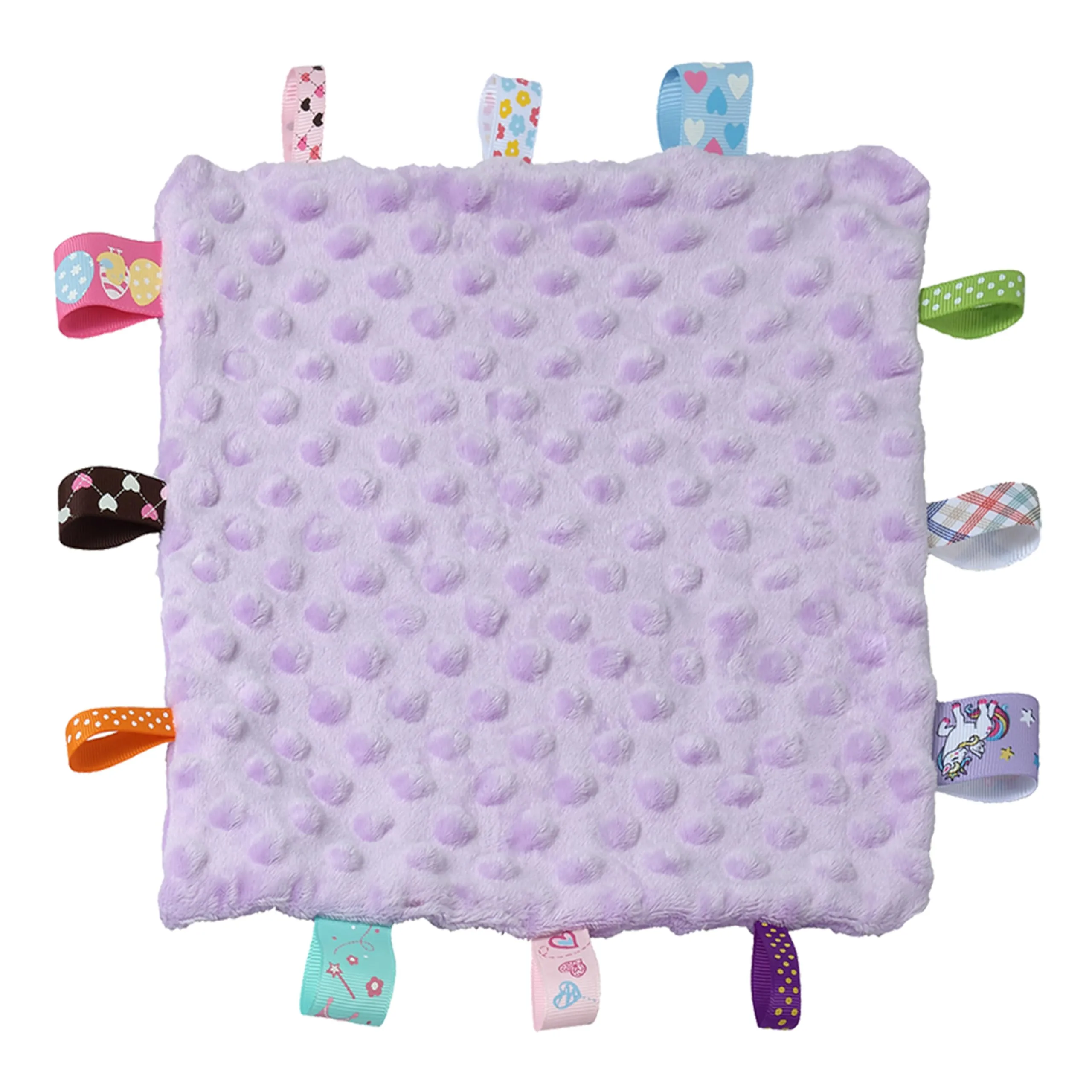 CREVENT Lenzuolo di Sicurezza per Bambini, Morbida Coperta per Neonati, Coperta Sensoriale in Pelliccia per Bambine, Compagno di Sonno Rilassante, 24X24cm 10"X10" 2 Pezzi - immagine 2