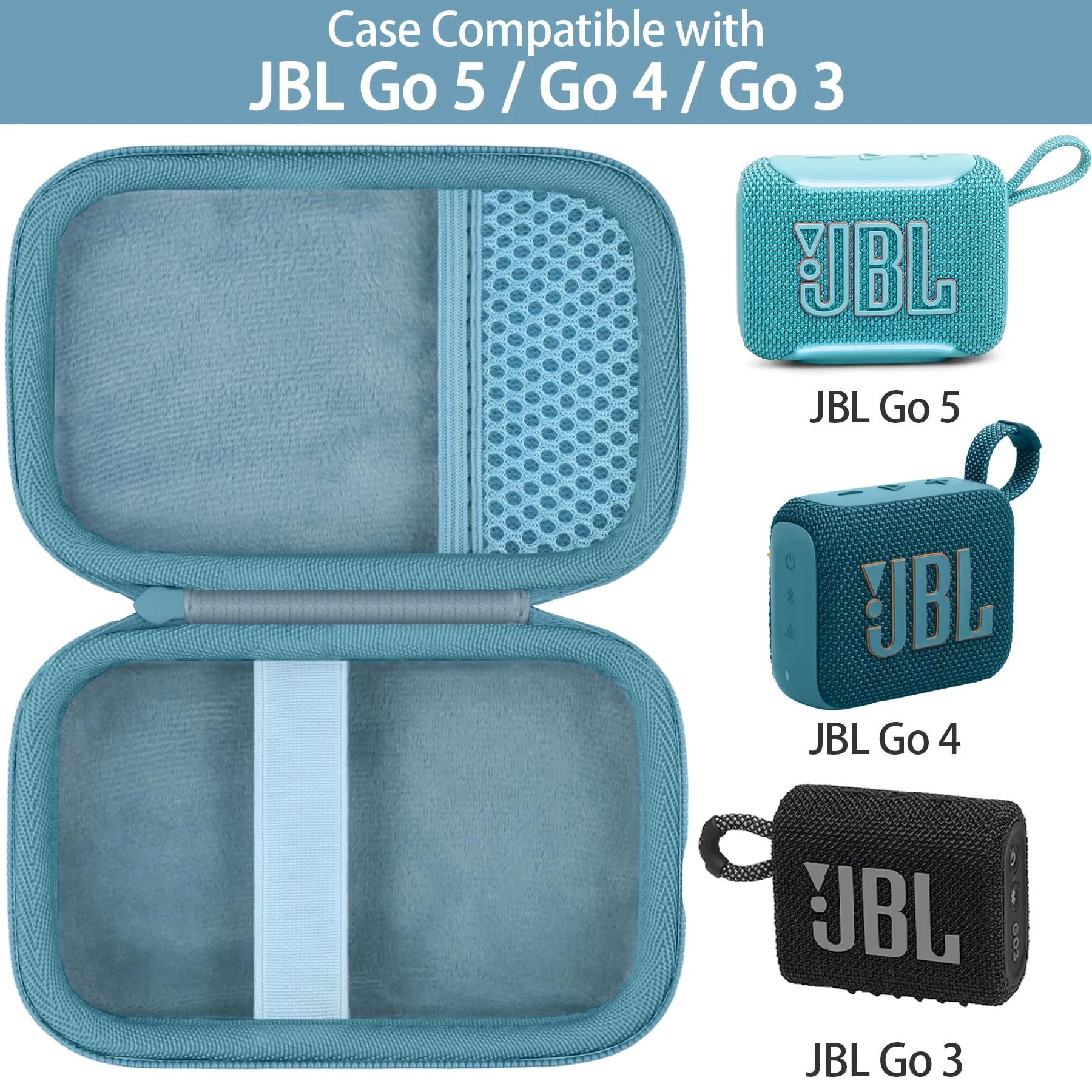 co2CREA Custodia Compatibile con JBL Go5/ 4/3 Altoparlante Bluetooth - immagine 2