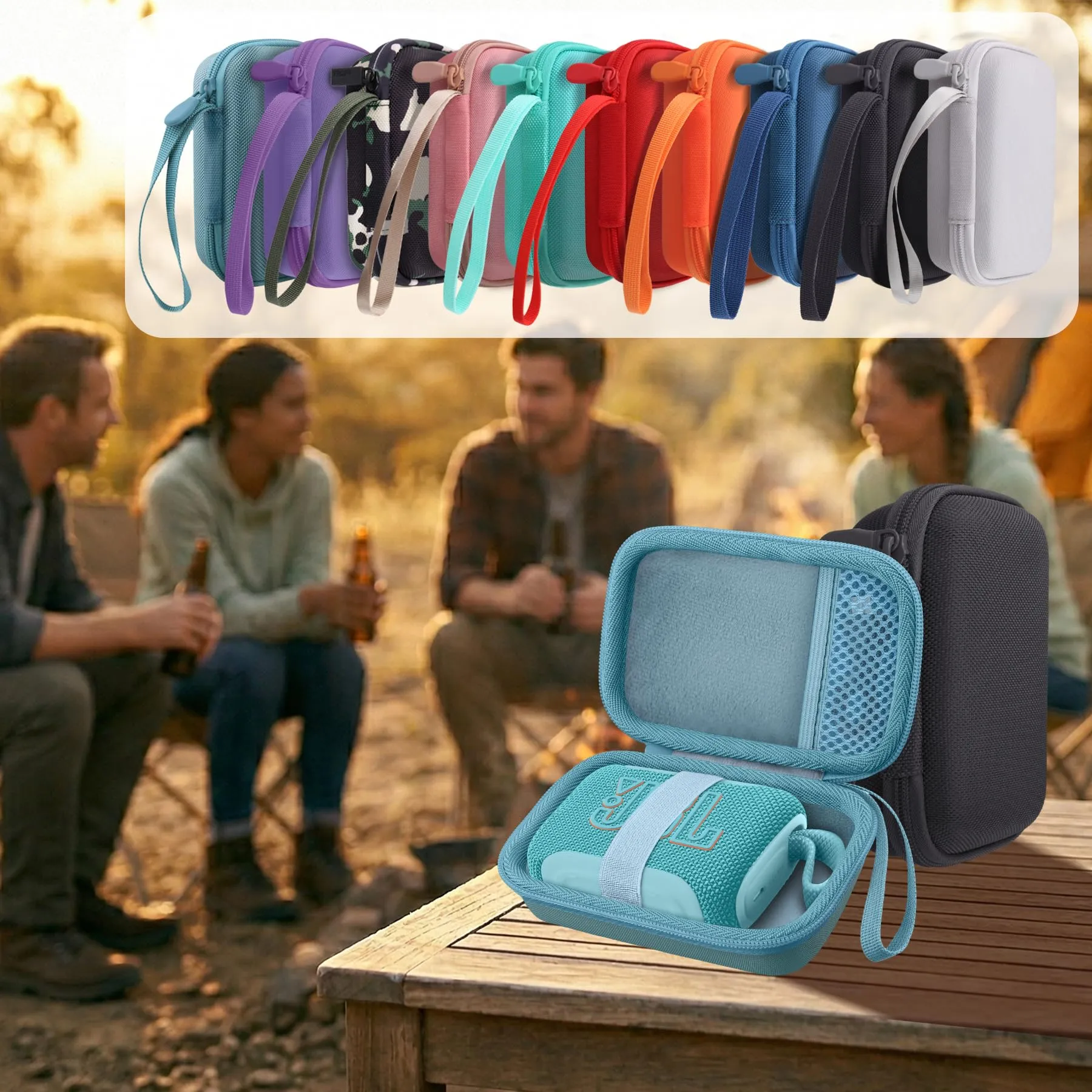 co2CREA Custodia Compatibile con JBL Go5/ 4/3 Altoparlante Bluetooth - immagine 9