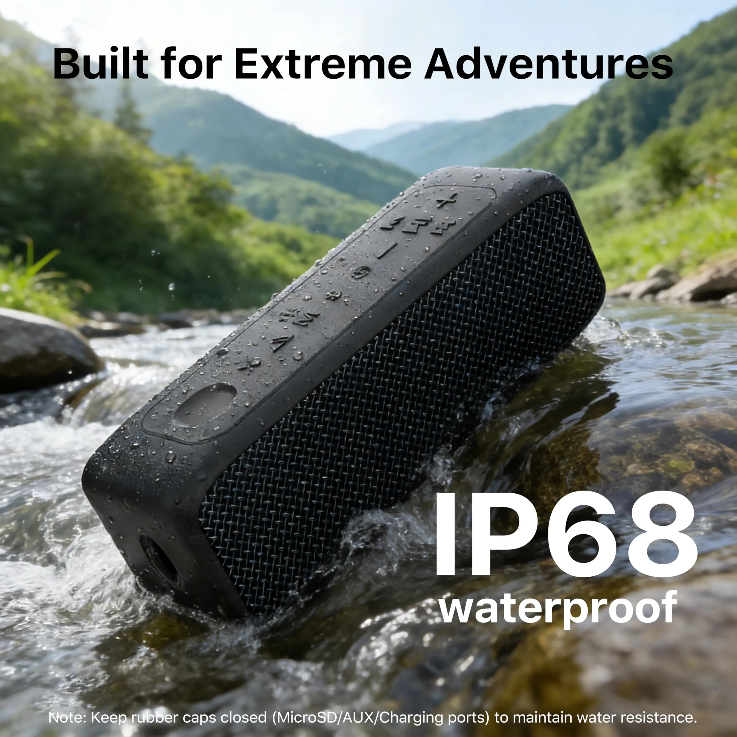 JUOVI Cassa Bluetooth Portatile Impermeabile IP68 - immagine 5