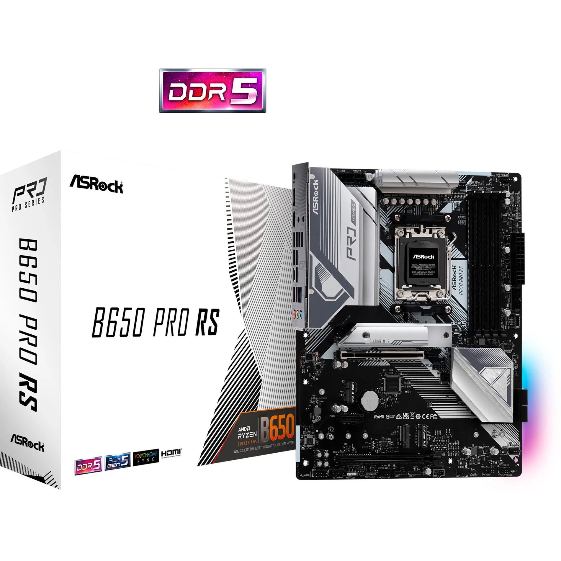 B650 PRO RS, Scheda madre - immagine 1