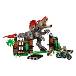 Fuga dal dinosauro Spinosauro ( 820 pz ) JURASSIC WORLD 9a+ 77982 - immagine 1