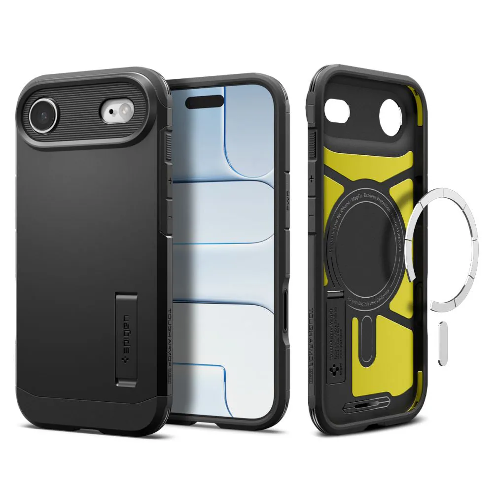 Custodia MagSafe per Apple iPhone 17 Air, Spigen, Tough Armor T, Nera ACS10324 - immagine 1