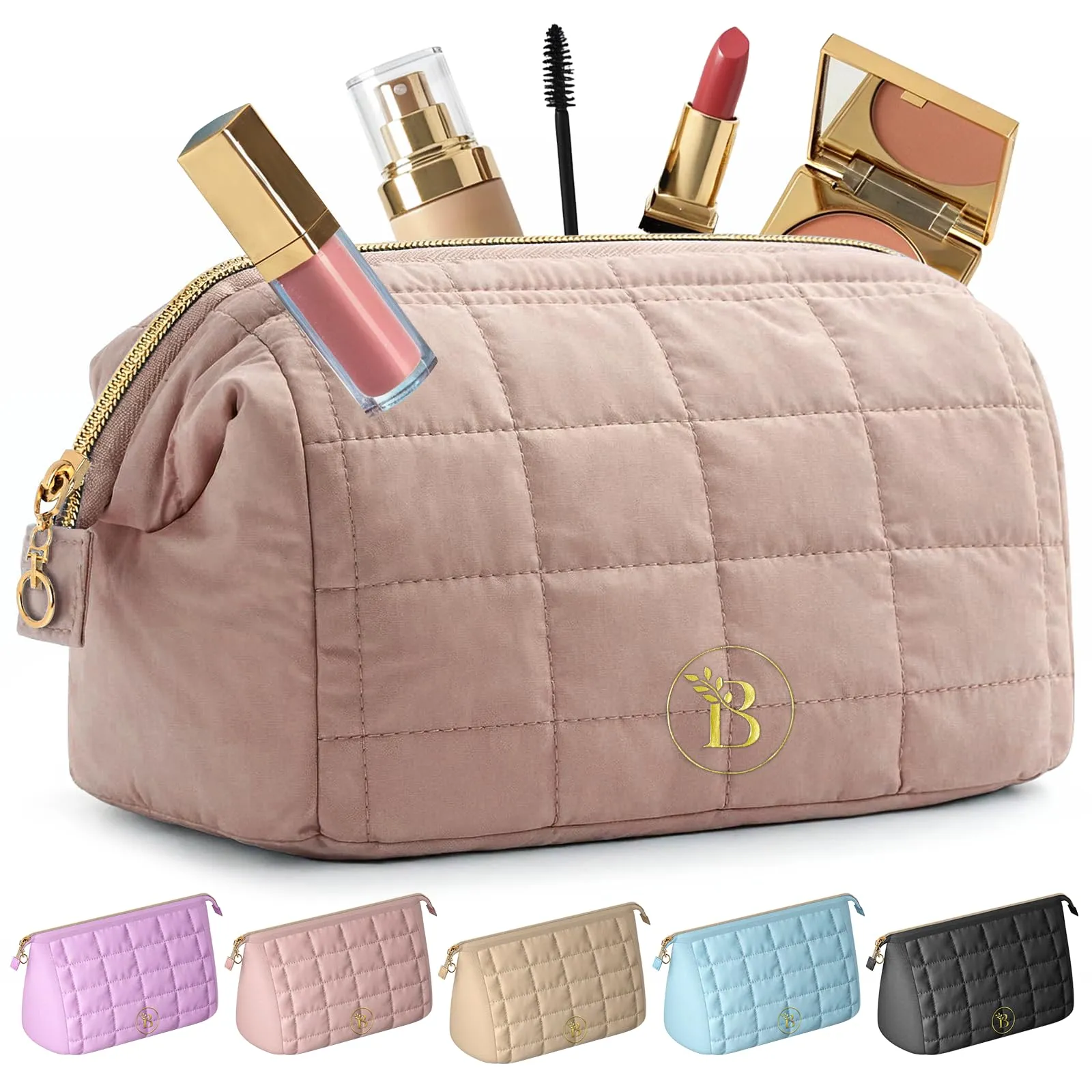 Make Up Bag - Porta Trucchi da Viaggio con Scomparti Interni - immagine 1