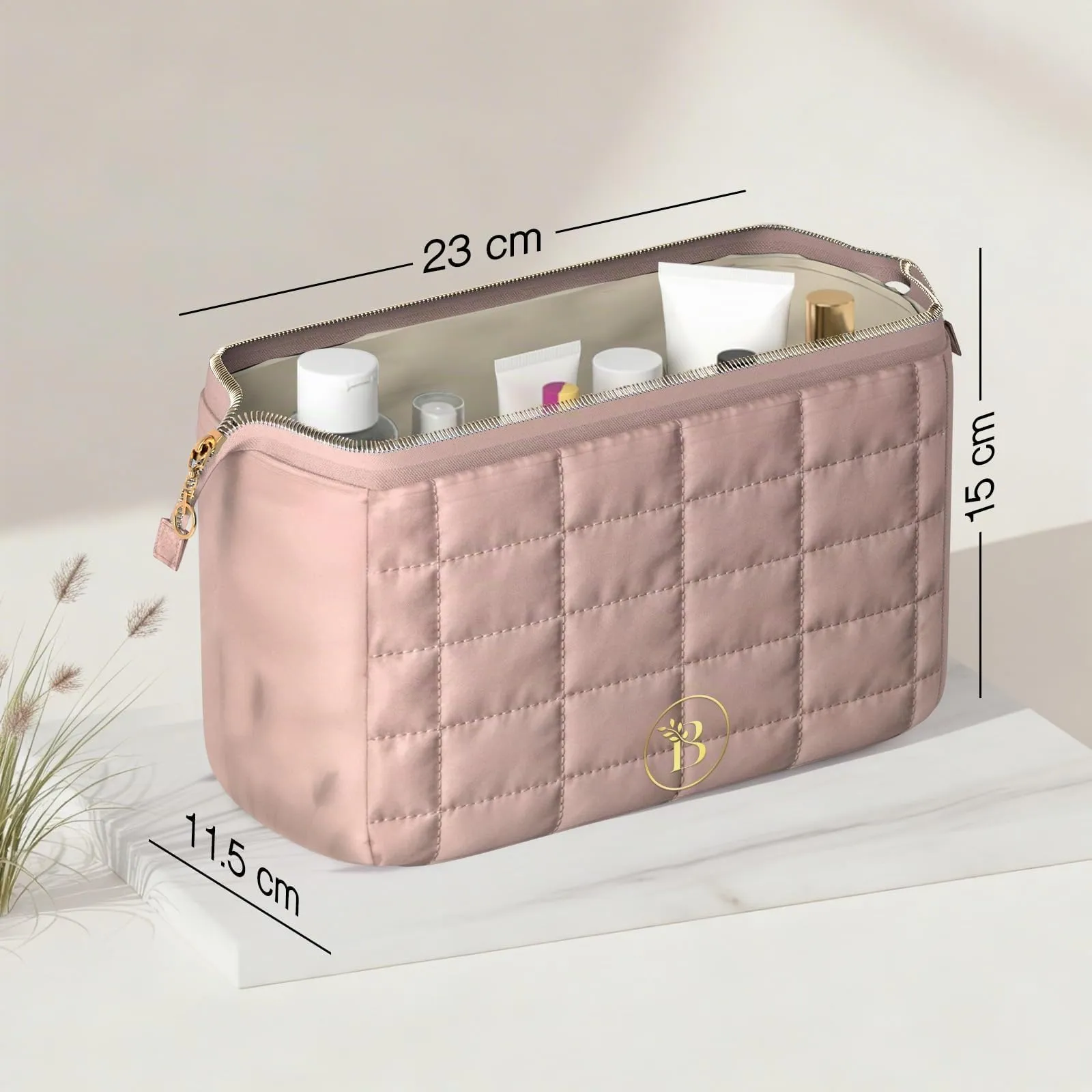 Make Up Bag - Porta Trucchi da Viaggio con Scomparti Interni - immagine 4