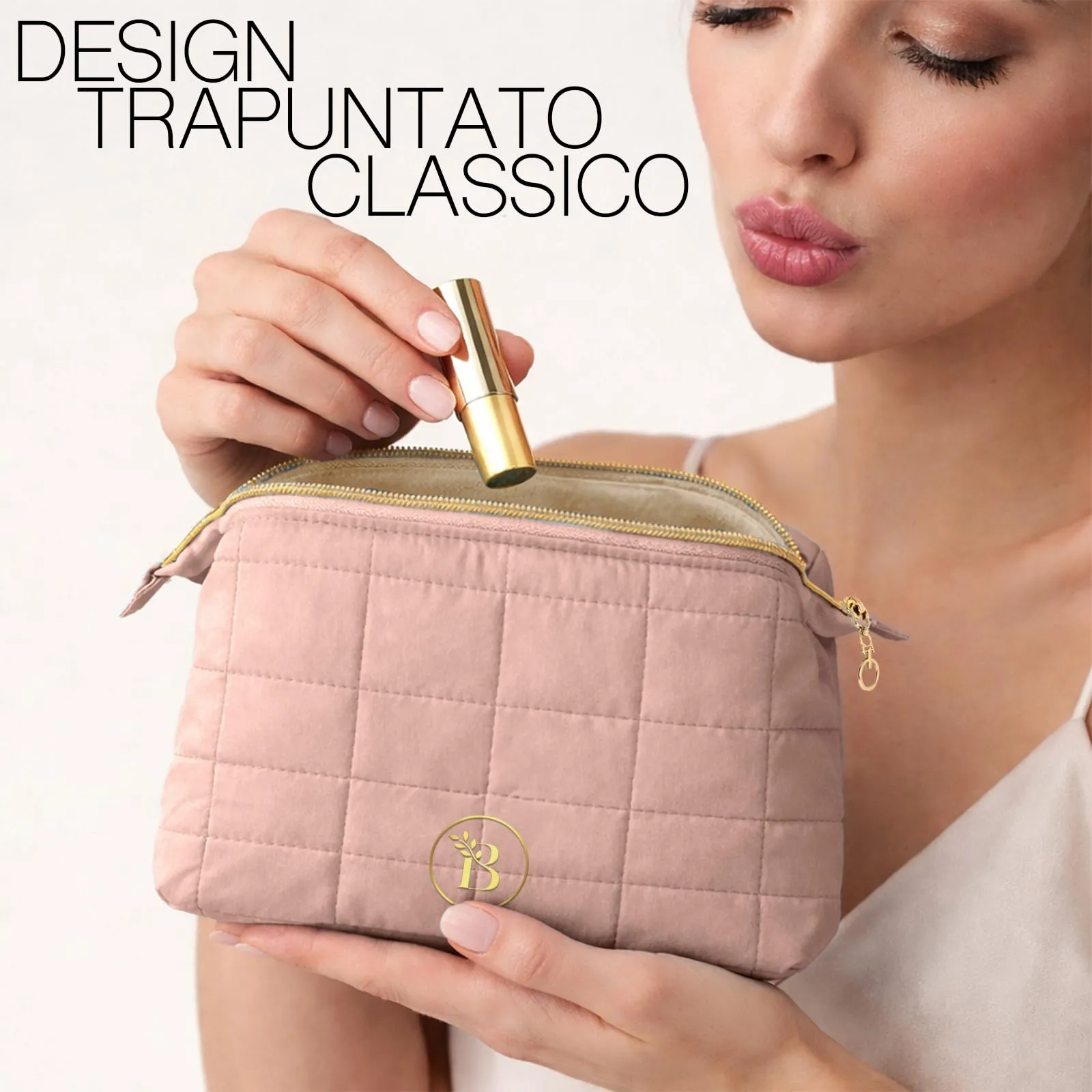Make Up Bag - Porta Trucchi da Viaggio con Scomparti Interni - immagine 7