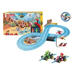 Playset Pista Mario Kart World Mario vs Yoshi 1:50 ( Batteria ) 1.FIRST 20063067 - immagine 1