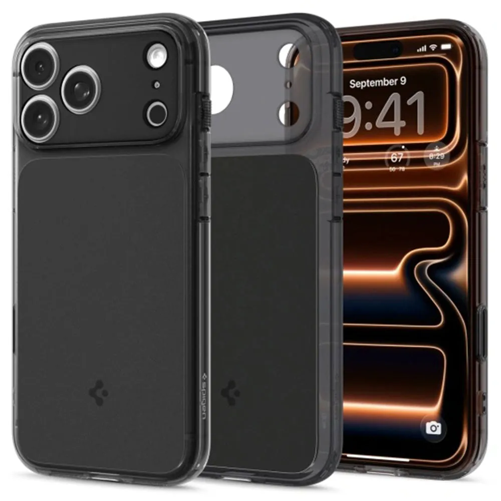Custodia MagSafe per Apple iPhone 17 Pro Max, Spigen, Ultra Hybrid T, Nera Opaca ACS10281 - immagine 1