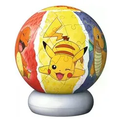 Puzzle 3D 72 pz Puzzleball Night Light 6a+ (12,9x15,9cm) POKÉMON 12008053 - immagine 1