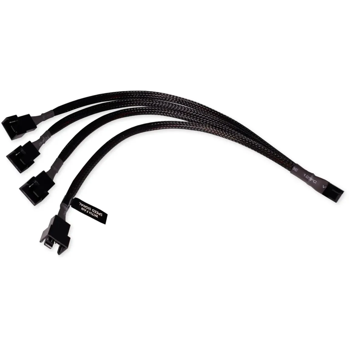 Splitter a Y cavo 4 pin a 4x 4 pin PWM, 30 cm, Cavo a Y - immagine 1