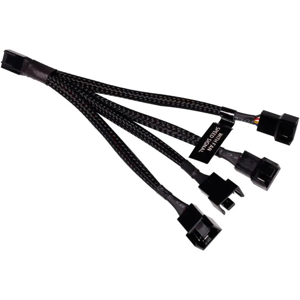 Splitter cavo a Y 4 pin a 4x 4 pin PWM, 15 cm - immagine 1