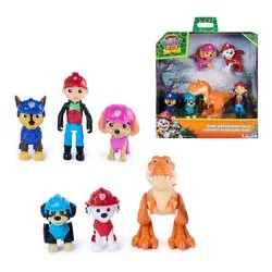 Set personaggi con dinosauro 6 pz DINO MOVIE PAW PATROL 6075943 - immagine 1