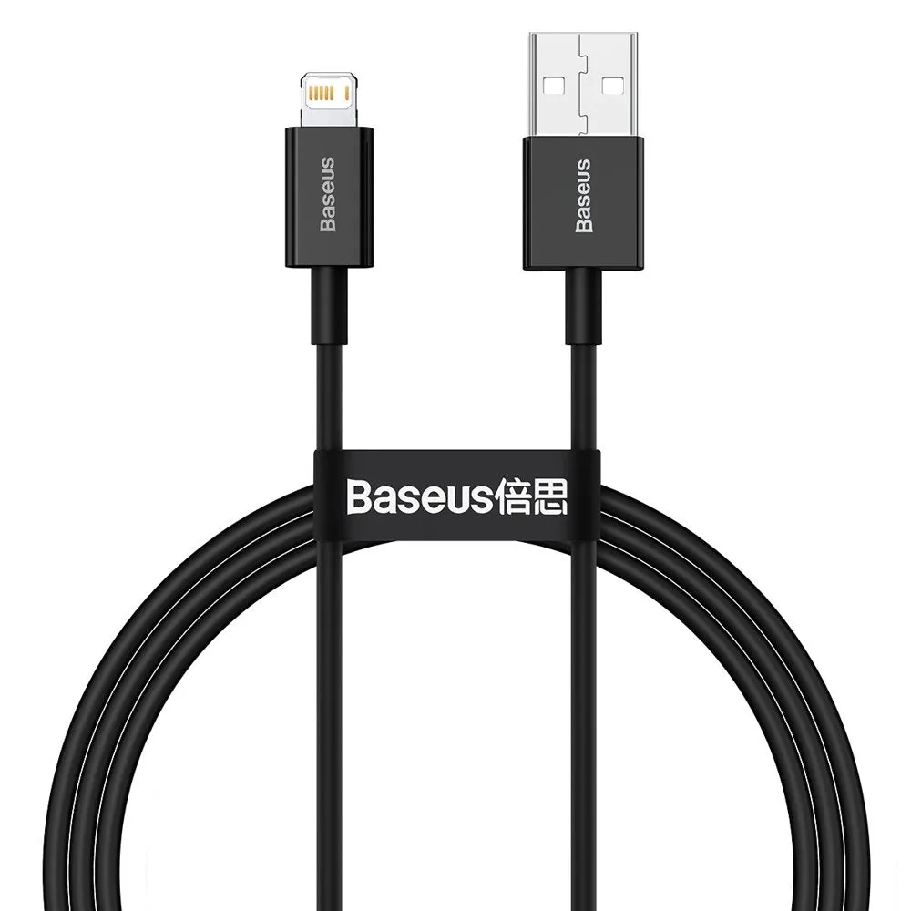 Cavo Dati e Ricarica USB-A - Lightning Baseus Superior Series, 20W, 1m, Nero CALYS-A01 - immagine 1