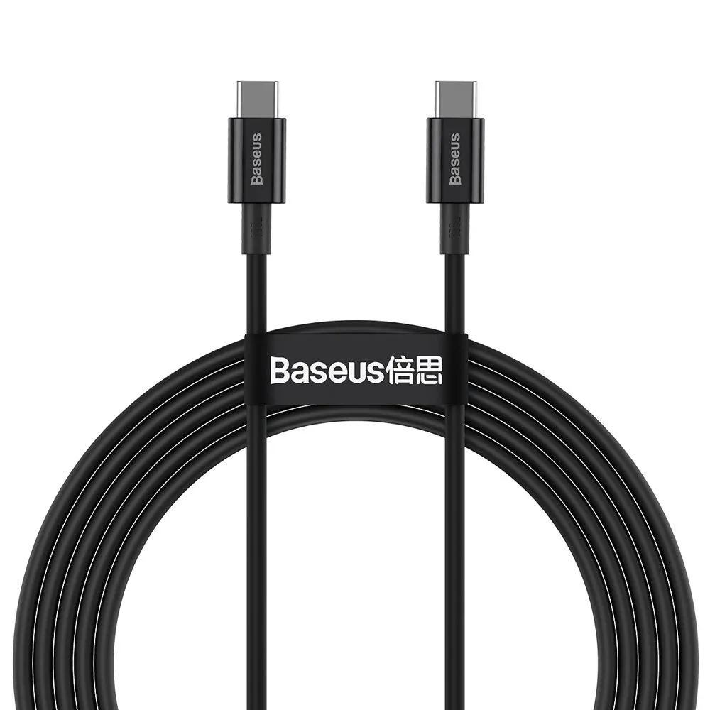 Cavo Dati e Ricarica USB-C - USB-C Baseus Superior Series, 100W, 1m, Nero CATYS-B01 - immagine 1