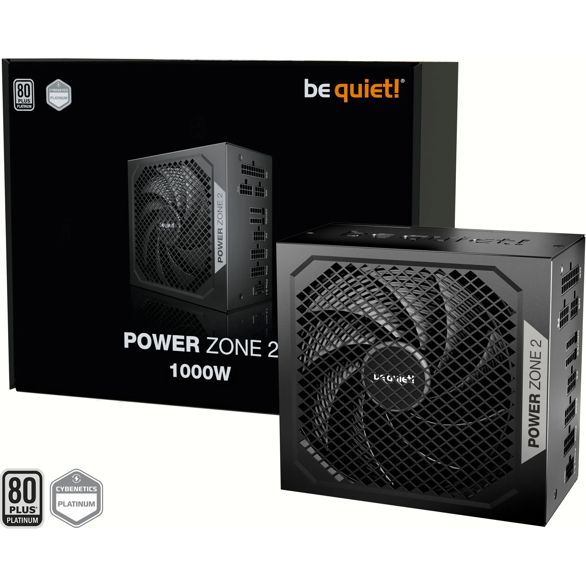 POWER ZONE 2 1000W alimentatore per computer 20+4 pin ATX ATX Nero, Alimentatore PC - immagine 1