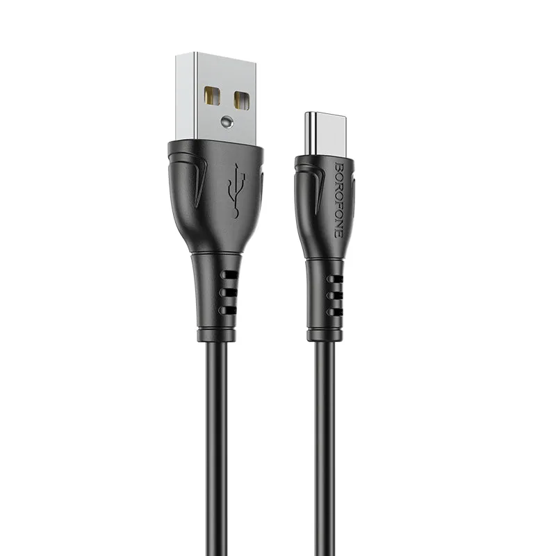Cavo Dati e Ricarica USB-A - USB-C Borofone BX51 Triumph, 20W, 1m, Nero - immagine 1