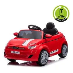 Auto elettrica Fiat 500 Cabrio 10,8V Litio RC (100x60cm) SPORT ONE Red 100053356 - immagine 1