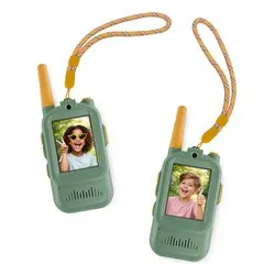 Walkie talkie con schermo video 2" portata 300 mt ZAZU Verde 705001606 - immagine 1
