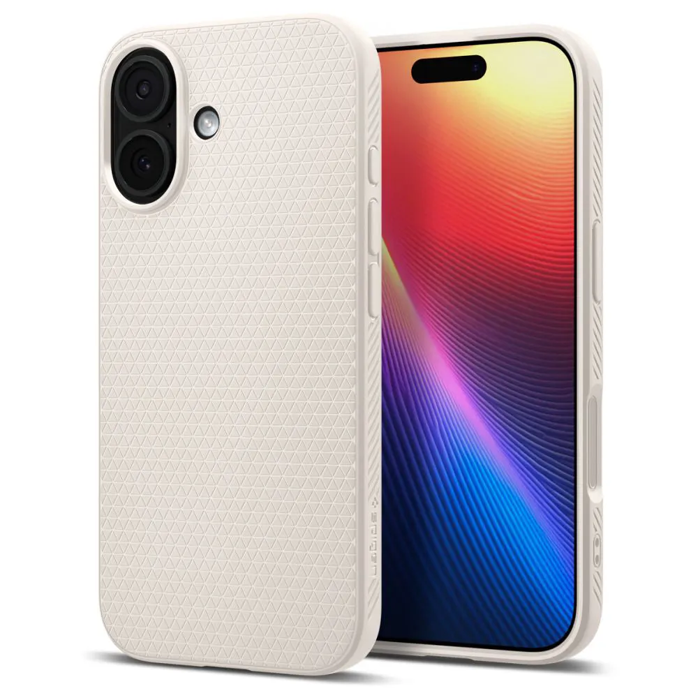 Custodia per Apple iPhone 17, Spigen, Liquid Air, Beige ACS10372 - immagine 1